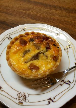 ベーコンとキノコのチーズキッシュ♪-レシピのメイン写真