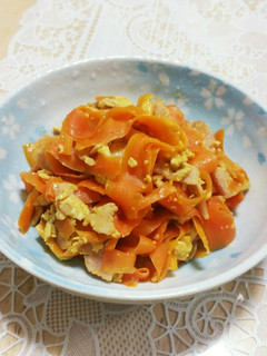 ピーラーで作るニンジンシリシリ-レシピのメイン写真