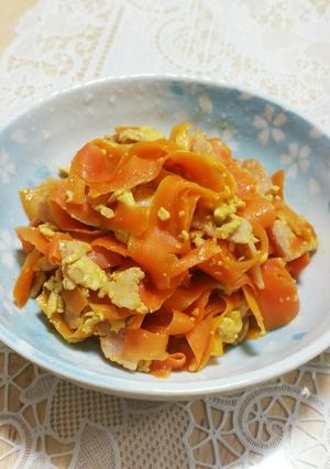 ピーラーで作るニンジンシリシリ-レシピのメイン写真