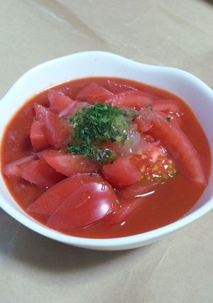 塩レモン風トマトの冷スープ-レシピのメイン写真