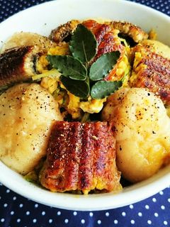 鰻と焼き麩の玉子とじ丼-レシピのメイン写真