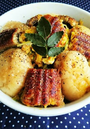 鰻と焼き麩の玉子とじ丼-レシピのメイン写真