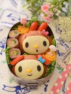 【キャラ弁】マイメロのホットドック弁当-レシピのメイン写真