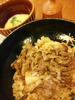 男の簡単料理☆すき焼き風つけ飯☆-レシピのメイン写真