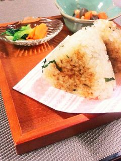 しらす茗荷ナムルで☆香味焼おにぎり-レシピのメイン写真