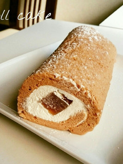 夏のほうじ茶ロールケーキ-レシピのメイン写真