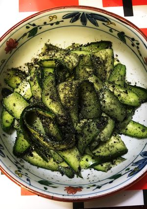 旬野菜きゅうりのすり胡麻サラダ 韓国風-レシピのメイン写真