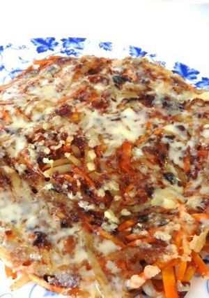 ジャガイモと人参の味噌ガレット-レシピのメイン写真