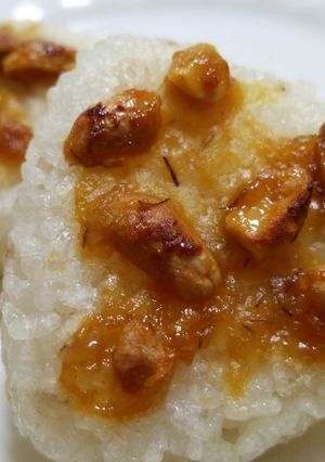 黒糖ピーナッツ味噌 de 焼おにぎり-レシピのメイン写真