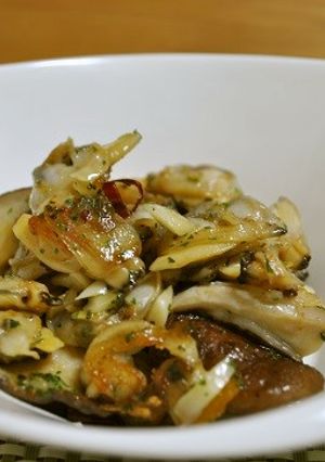 アサリとしいたけのペペロン風-レシピのメイン写真