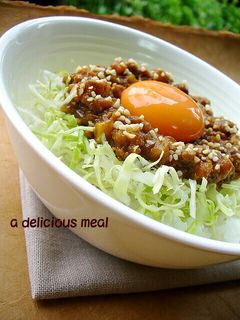 和風カレーそぼろ丼-レシピのメイン写真