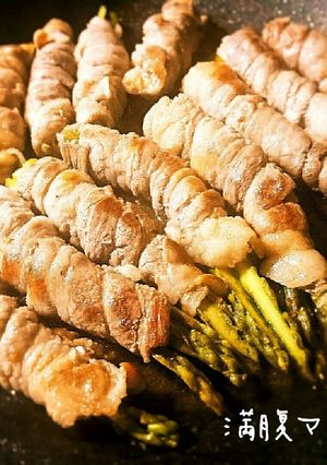 アスパラとえのきの豚バラ巻き焼き-レシピのメイン写真