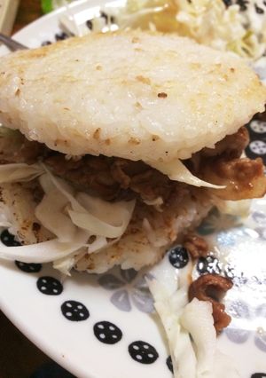 簡単ライスバーガー バンズ-レシピのメイン写真
