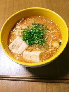 プチっと鍋キムチ☆簡単もやし豆腐あんかけ-レシピのメイン写真