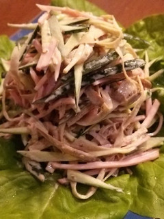 ごぼうとハムのサラダ-レシピのメイン写真