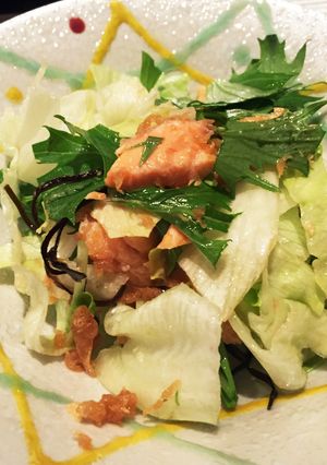 焼き鮭混ぜ混ぜ 和風サラダ-レシピのメイン写真
