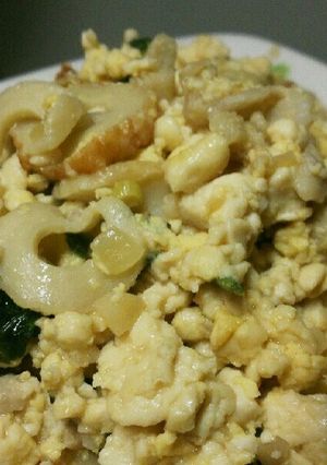 白だしで簡単♪炒り豆腐-レシピのメイン写真