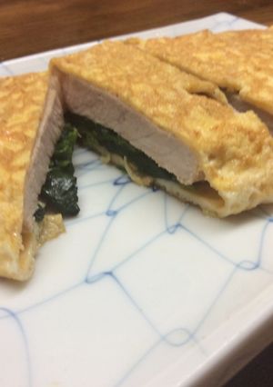 【簡単】豚肉ロースとほうれん草の卵巻き-レシピのメイン写真