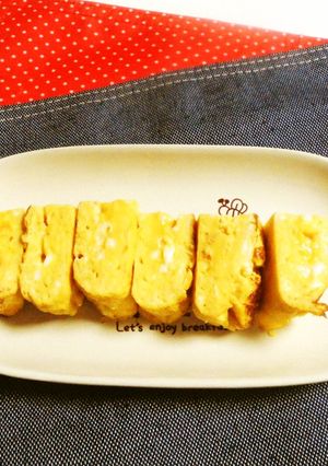 甘旨っ♪オリーブ油で作る卵焼き☆お弁当-レシピのメイン写真