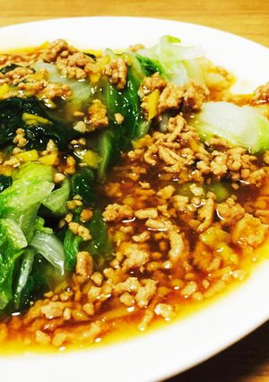 ご飯が進む！白菜そぼろあんかけ-レシピのメイン写真