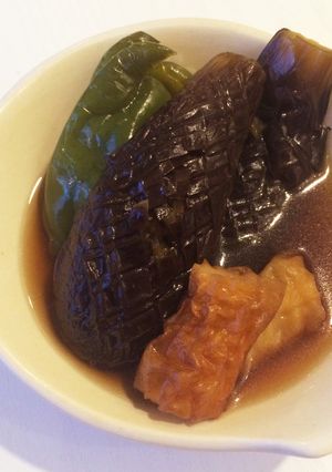 レンジで簡単♡茄子ピー竹輪の煮びたし-レシピのメイン写真