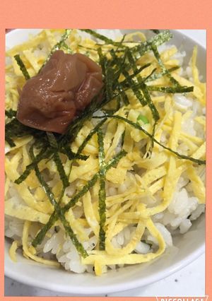 簡単！南高梅と枝豆としらすのちらし☆-レシピのメイン写真