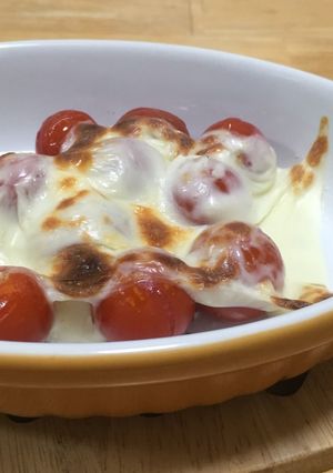 簡単！ミニトマトのチーズ焼き-レシピのメイン写真
