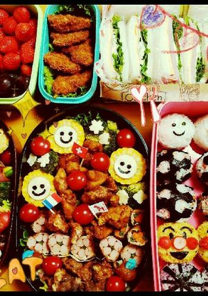 ☆2016☆小学校運動会お弁当☆大人数♪-レシピのメイン写真