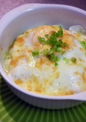ホクホクかぼちゃグラタン目玉焼きのせ♪-レシピのメイン写真