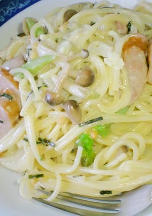 クリーミーな和風パスタ-レシピのメイン写真