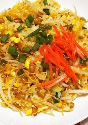 もやし納豆そばめし-レシピのメイン写真