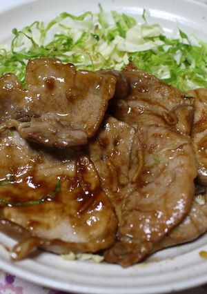 ショウガたっぷり簡単、生姜焼き-レシピのメイン写真