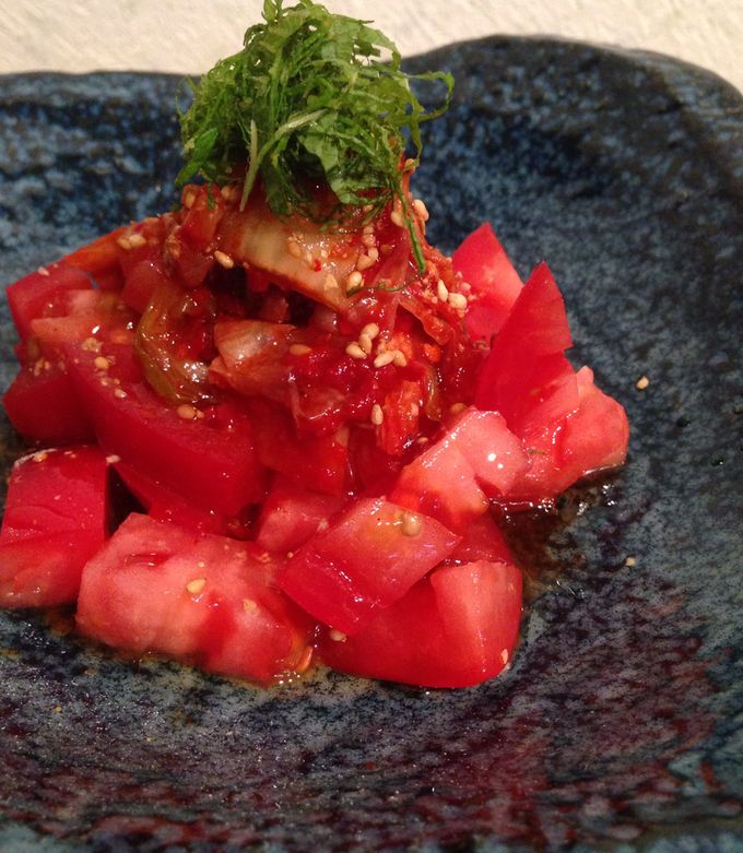 キムチとトマトと青紫蘇のおつまみ-レシピのメイン写真