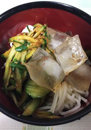 韓国風ひやむぎ-レシピのメイン写真