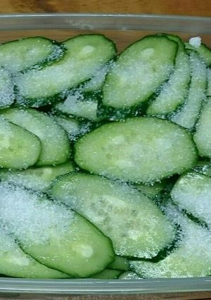 料理に使う きゅうり塩漬け(保存食)-レシピのメイン写真