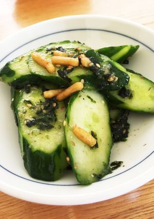 お茶漬けの素で簡単に☆即席キュウリ漬け-レシピのメイン写真