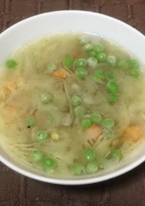 セロリとミックスベジの鶏ガラスープ-レシピのメイン写真