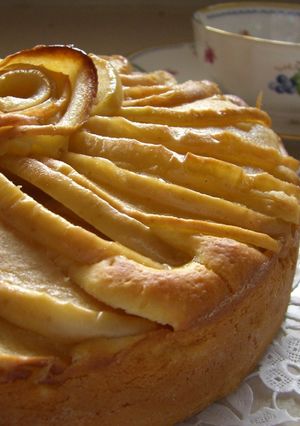 うっとり☆りんごのお花ケーキ-レシピのメイン写真