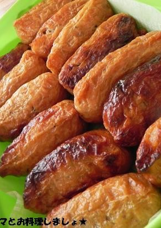 材料4つで簡単★はちみつ梅の焼きいなり-レシピのメイン写真