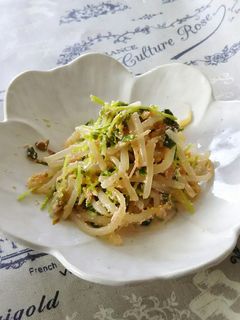 豆苗ともやしの胡麻明太子マヨ炒め-レシピのメイン写真