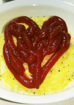 簡単卵かけご飯的なオムライス-レシピのメイン写真