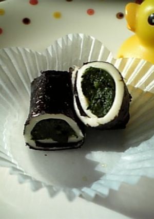 *ほうれん草のﾉﾘﾉﾘ♪ﾁｰｽﾞ巻き*-レシピのメイン写真