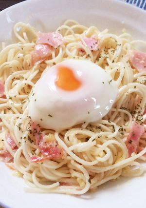 牛乳なし！簡単おいしい＊カルボナーラ-レシピのメイン写真