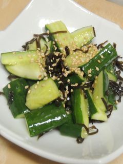 きゅうりと塩昆布-レシピのメイン写真