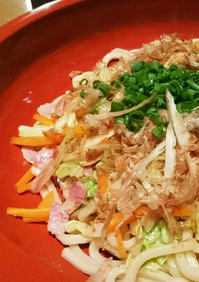 みょうがのさっぱり簡単焼きうどん-レシピのメイン写真