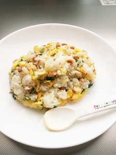 離乳食完了期にも!納豆チャーハン-レシピのメイン写真