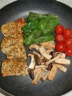 魚のカレースパイス焼き 野菜ときのこ添え-レシピのメイン写真