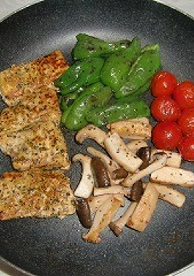 魚のカレースパイス焼き　野菜ときのこ添え-レシピのメイン写真