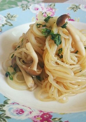 簡単ヘルシー☆糸こんにゃくの和風パスタ風-レシピのメイン写真