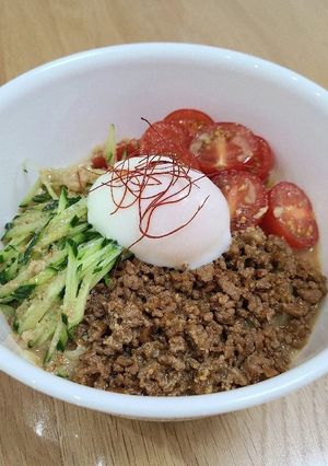 とろ～り温泉卵❤冷やし担々麺♪-レシピのメイン写真